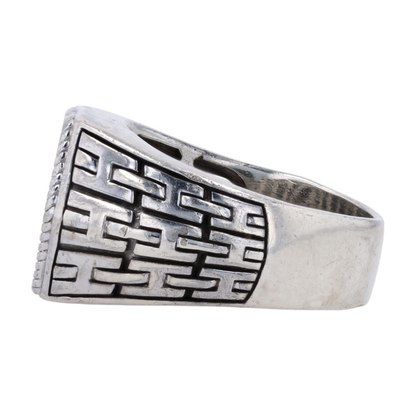 5/8 ctw Sterling Silver Black Sapphire Fashion Ring