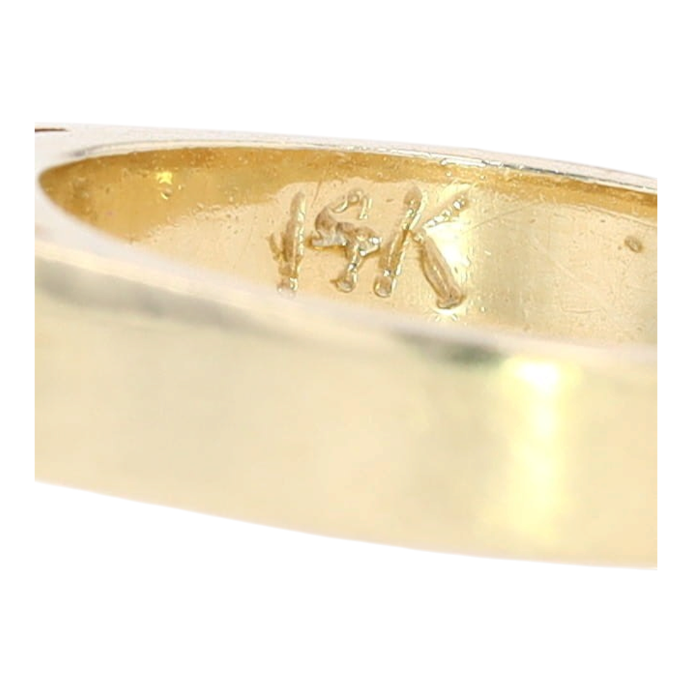 5/8 ctw 14K Yellow Gold Diamond Fashion Ring – Image 6