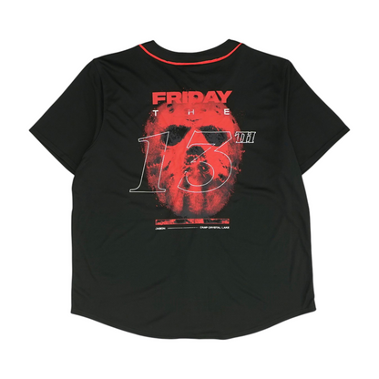 Black Graphic Short Sleeve Button Down