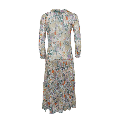 Multi Floral Midi Dress