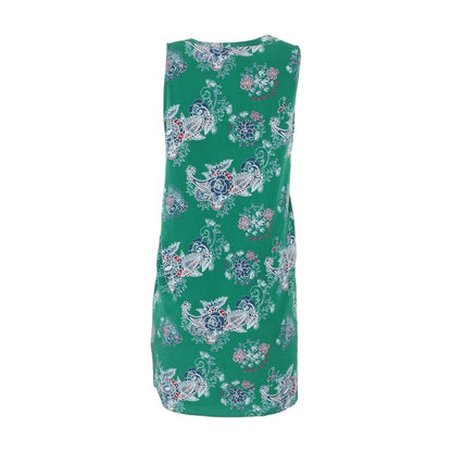 Green Paisley Mini Dress