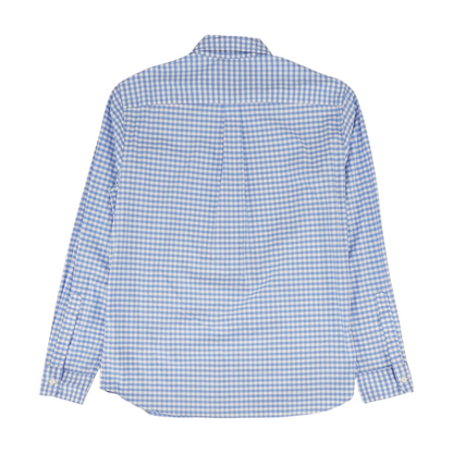 Blue Check Long Sleeve Button Down