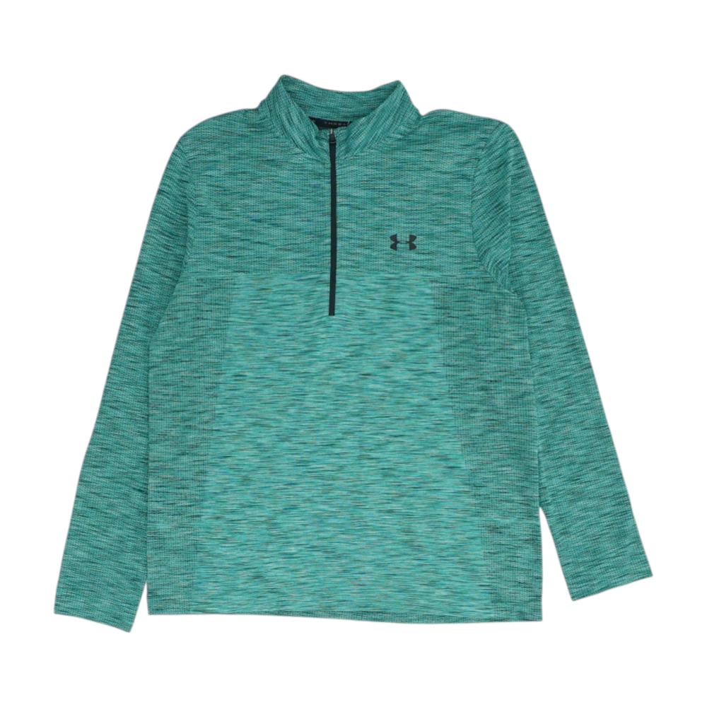 Under Armour Green Print 1/4 Zip Pullover – Image 1