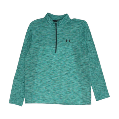 Under Armour Green Print 1/4 Zip Pullover – Image 1