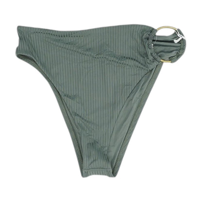 Green Solid Swim Bottom