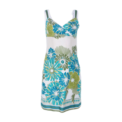 Beige Petite Floral Mini Dress