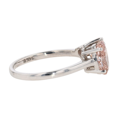3 ctw 14K White Gold Lab Grown Diamond Fashion Ring
