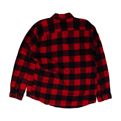 Red Plaid Flannel Button Down