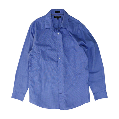 Blue Check Long Sleeve Button Down