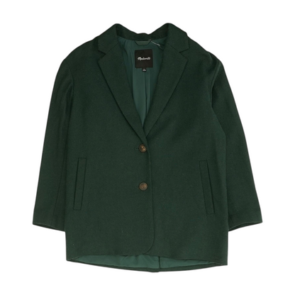 Green Solid Blazer