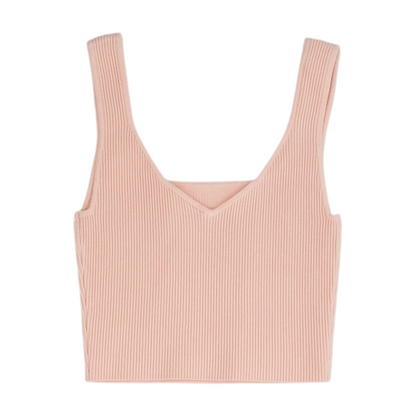 Peach Cropped Blouse