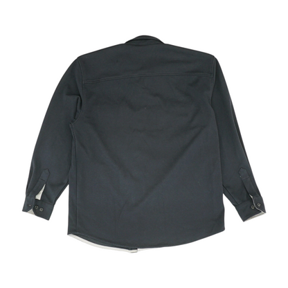 Navy Solid Long Sleeve Button Down