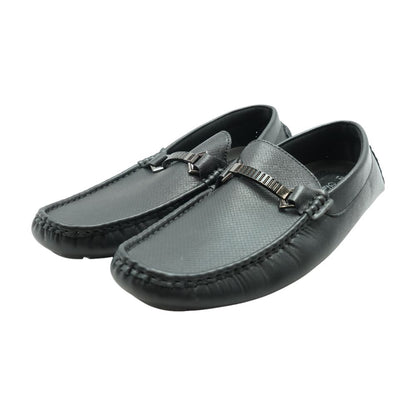Black Leather Loafer Dress Shoes