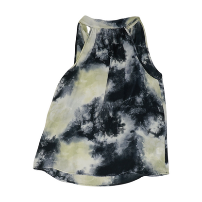 Navy Tie-Dye Blouse