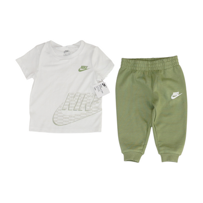 White Short Sleeve Set