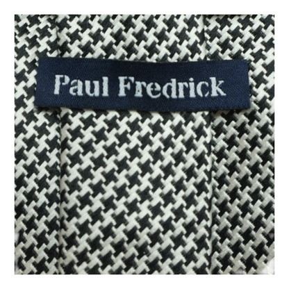 Black Geometric Neck Tie