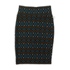 Black Print Mini Skirt