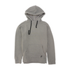 Gray Solid Hoodie Pullover