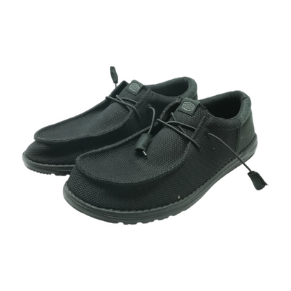 Black Slip-On Casual Shoes