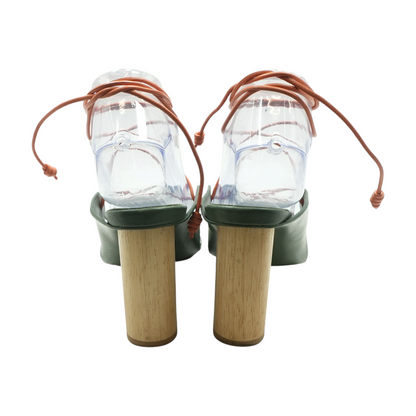 Green and Orange Roxie Heel