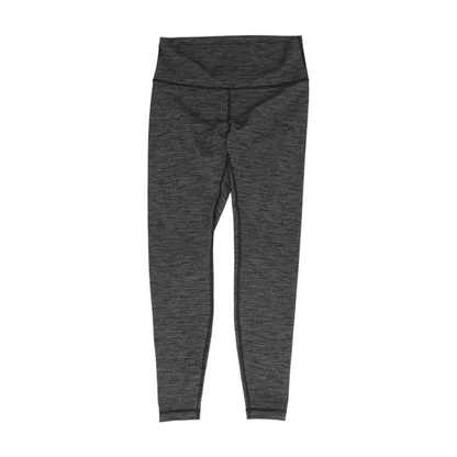 Gray Abstract Active Leggings