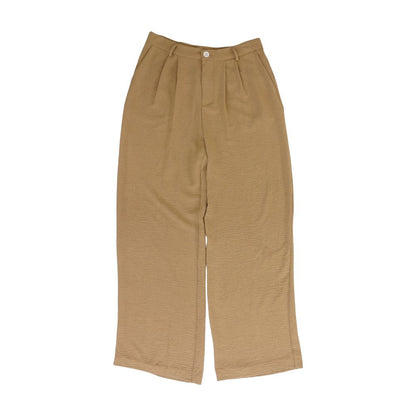 Khaki Solid Pants