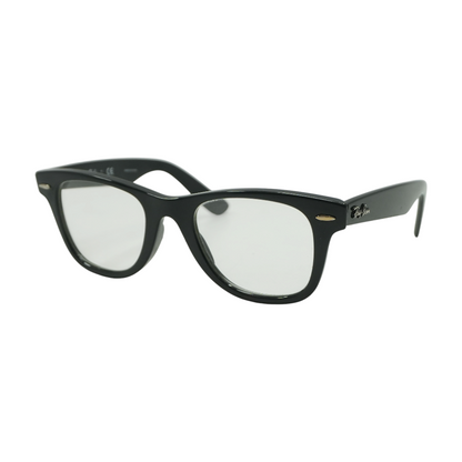 Black RB 9066V Round Prescription Eyewear