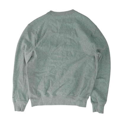 Gray Solid Sweatshirt Pullover