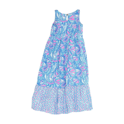 Blue Graphic Dress
