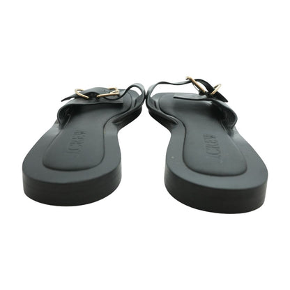 Black Flat Sandals
