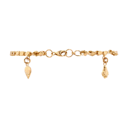 21K Yellow Gold Charm Bracelet