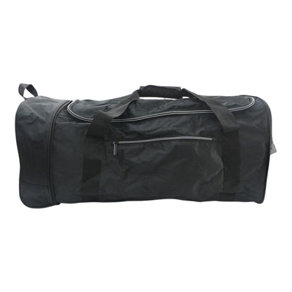 Black Collapsible Rolling Duffel Bag