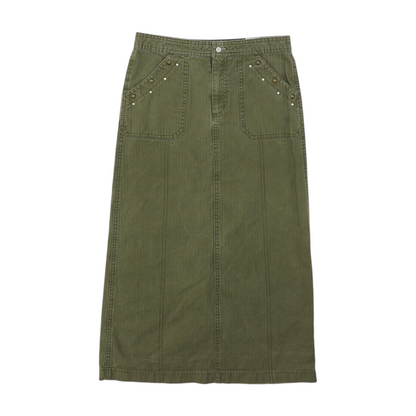 Vintage Green Mini Skirt