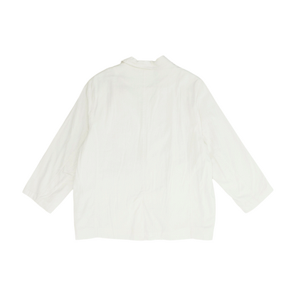 White Plus Solid Blazer