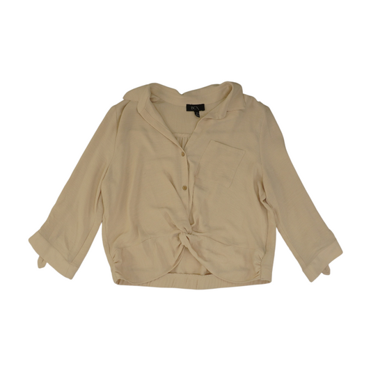 Beige Cropped Blouse