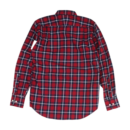 Red Check Long Sleeve Button Down