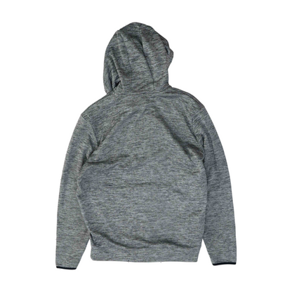 Gray Solid Hoodie Pullover