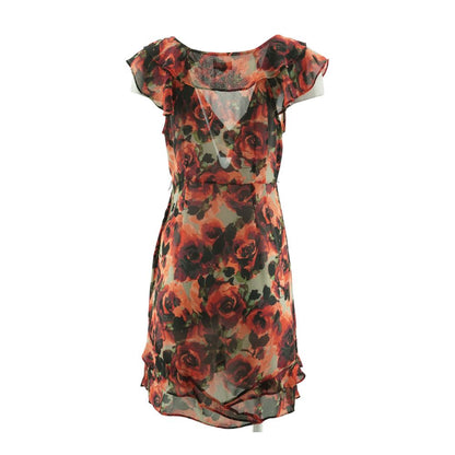 Red Floral Mini Dress