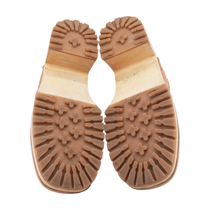 Brown Heeled Sandals