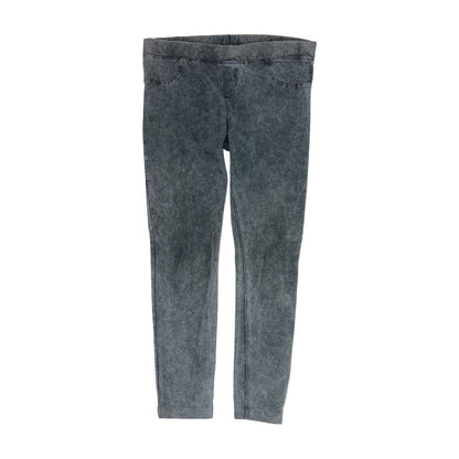 Gray Solid Leggings