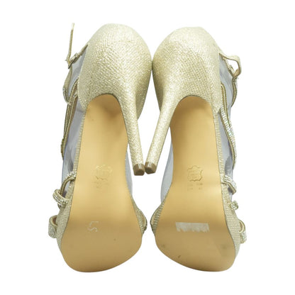 Gold Stiletto Heels