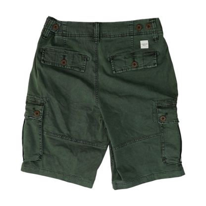 Green 5-Pocket Shorts