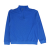 John Bartlett Blue Solid 1/4 Zip Pullover – Image 1