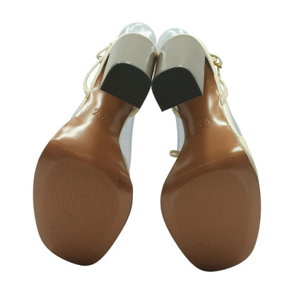 Beige Platform Heels