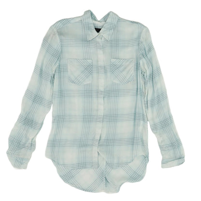 Teal Plaid Button Down