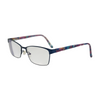 Nicole Miller Navy Carman Rectangle Prescription Eyewear – Image 1