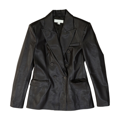 Brown Solid Blazer