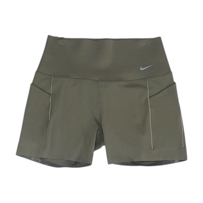 Green Solid Active Shorts