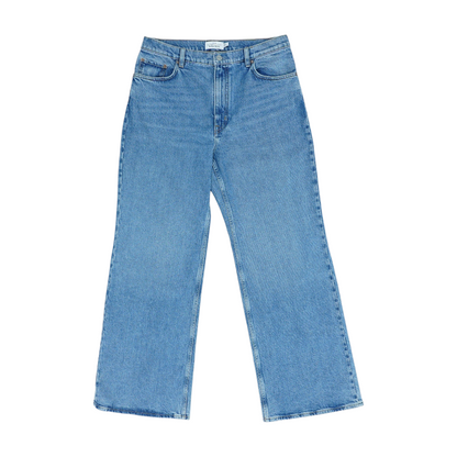 Blue Wide Leg Jeans