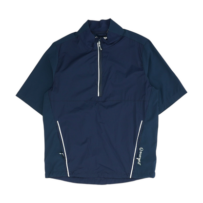 Navy Solid 1/4 Zip Pullover